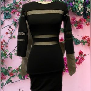 Sexy bebe beautiful stylish black dress